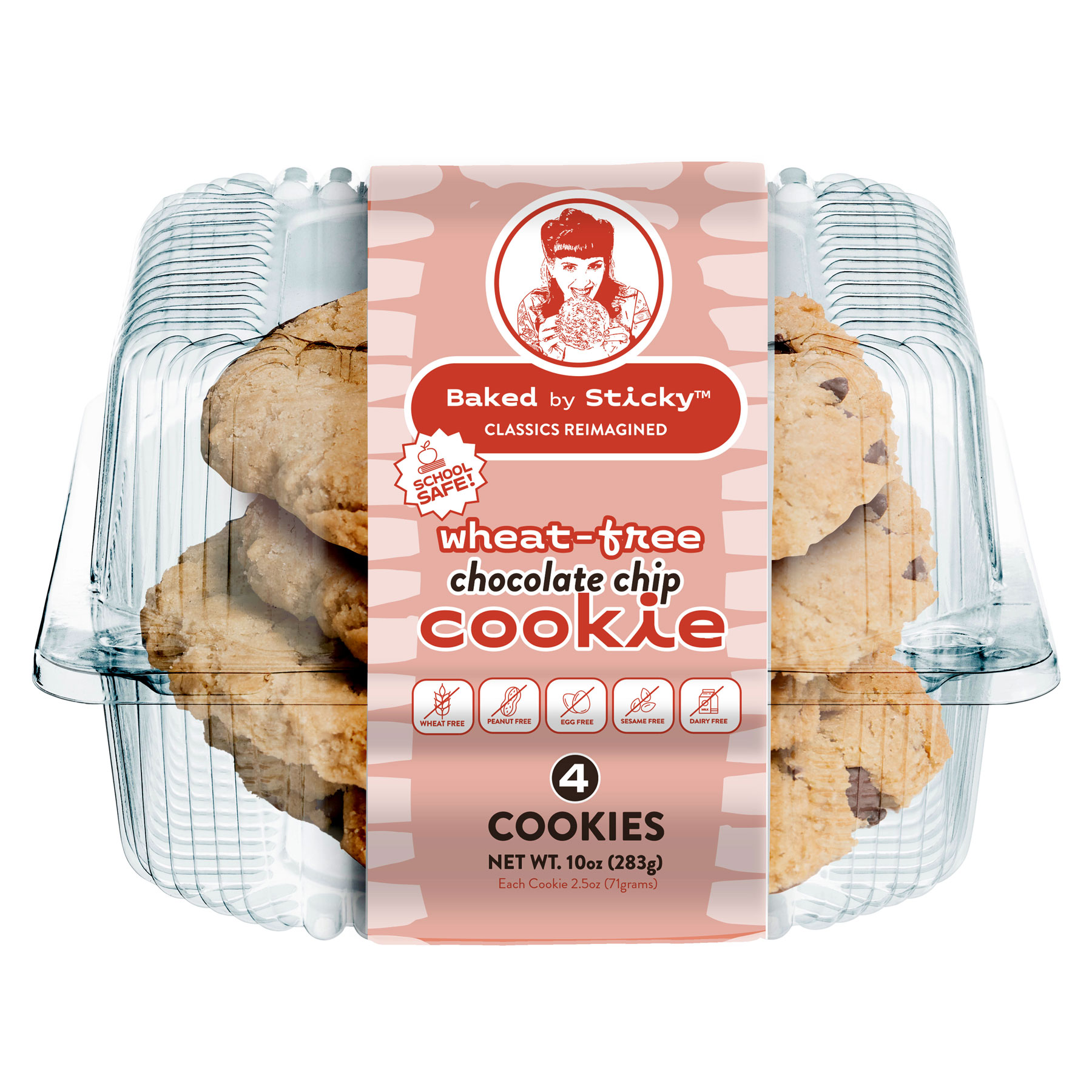Baked by Sticky Wheat-Free Chocolate Chip Cookie multi-pack Baked by Sticky Wheat-Free Chocolate Chip Cookie multi-pack