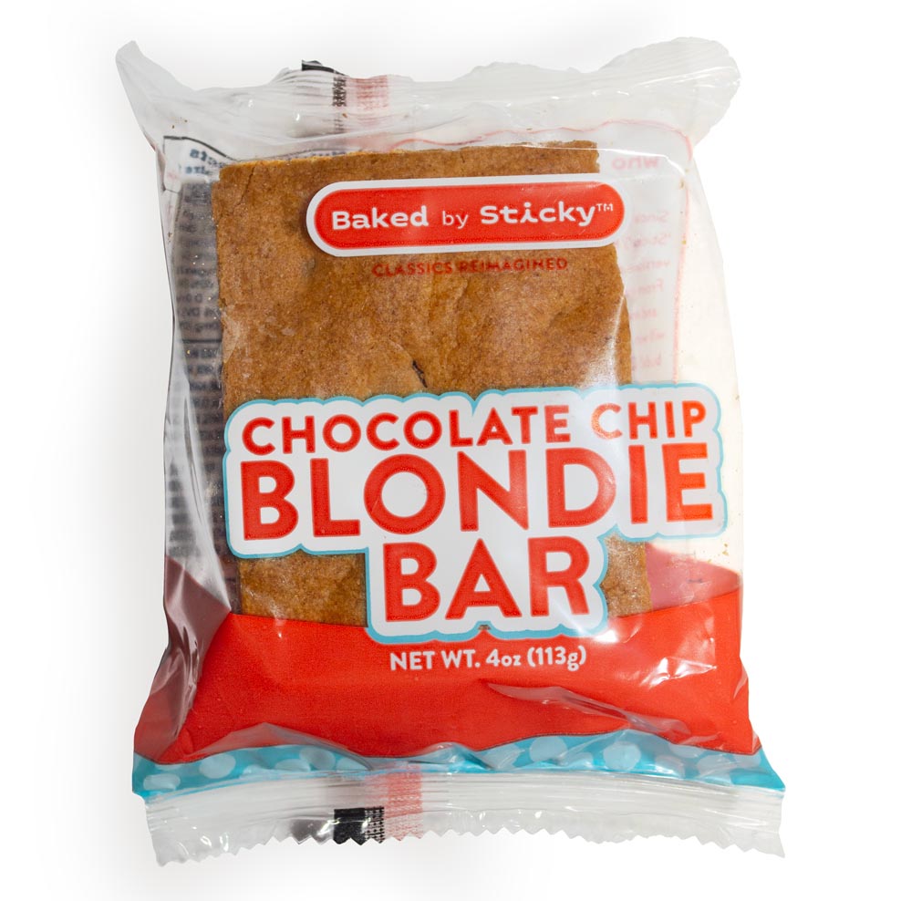 Baked by Sticky Chocolate Chip Blondie Baked by Sticky Chocolate Chip Blondie