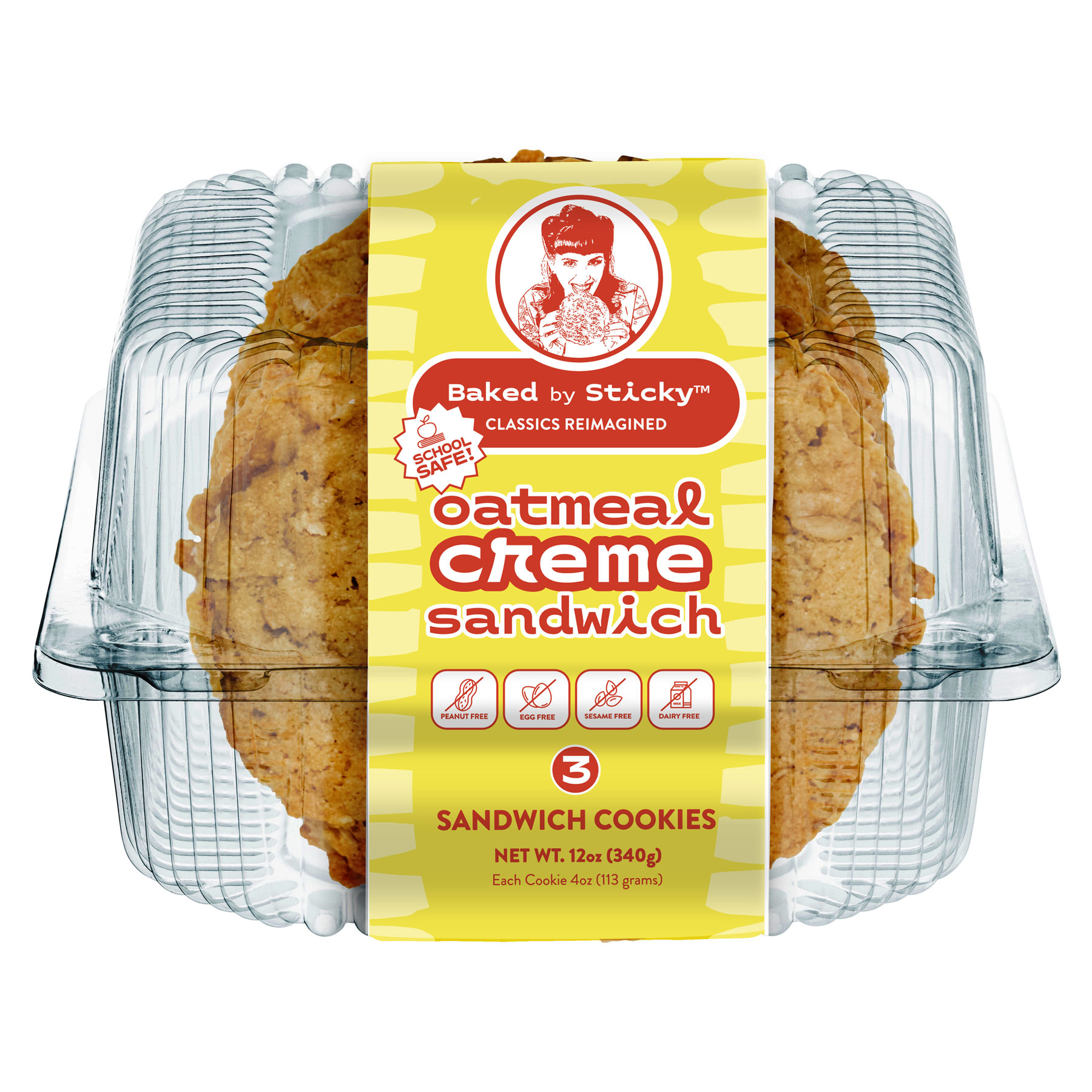 Baked by Sticky Oatmeal Creme Sandwich Multi-Pack Baked by Sticky Oatmeal Creme Sandwich Multi-Pack